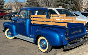 Pickup Truck Bed Rustic Wood 3 Staggered 4 or 6-inch Rails Rack Kit Custom Hand Made