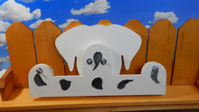 Load image into Gallery viewer, Harlequin Great Dane Dog Fence Peeker Yard Art Garden Decorative Sign