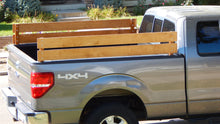 Load image into Gallery viewer, Pickup Truck Bed Rustic Wood Side Rails Custom Hand Made