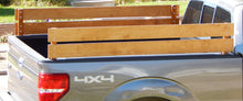 Load image into Gallery viewer, Pickup Truck Bed Rustic Wood Side Rails Custom Hand Made