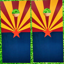 Load image into Gallery viewer, Arizona State Flag Cornhole Game Wrap Design Set