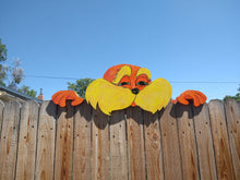 Load image into Gallery viewer, The Lorax Fence Peeker Yard Art Garden Playground Decorative Sign