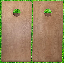 Load image into Gallery viewer, Baltic Birch Natural Wood Grain Finished Cornhole Board Set