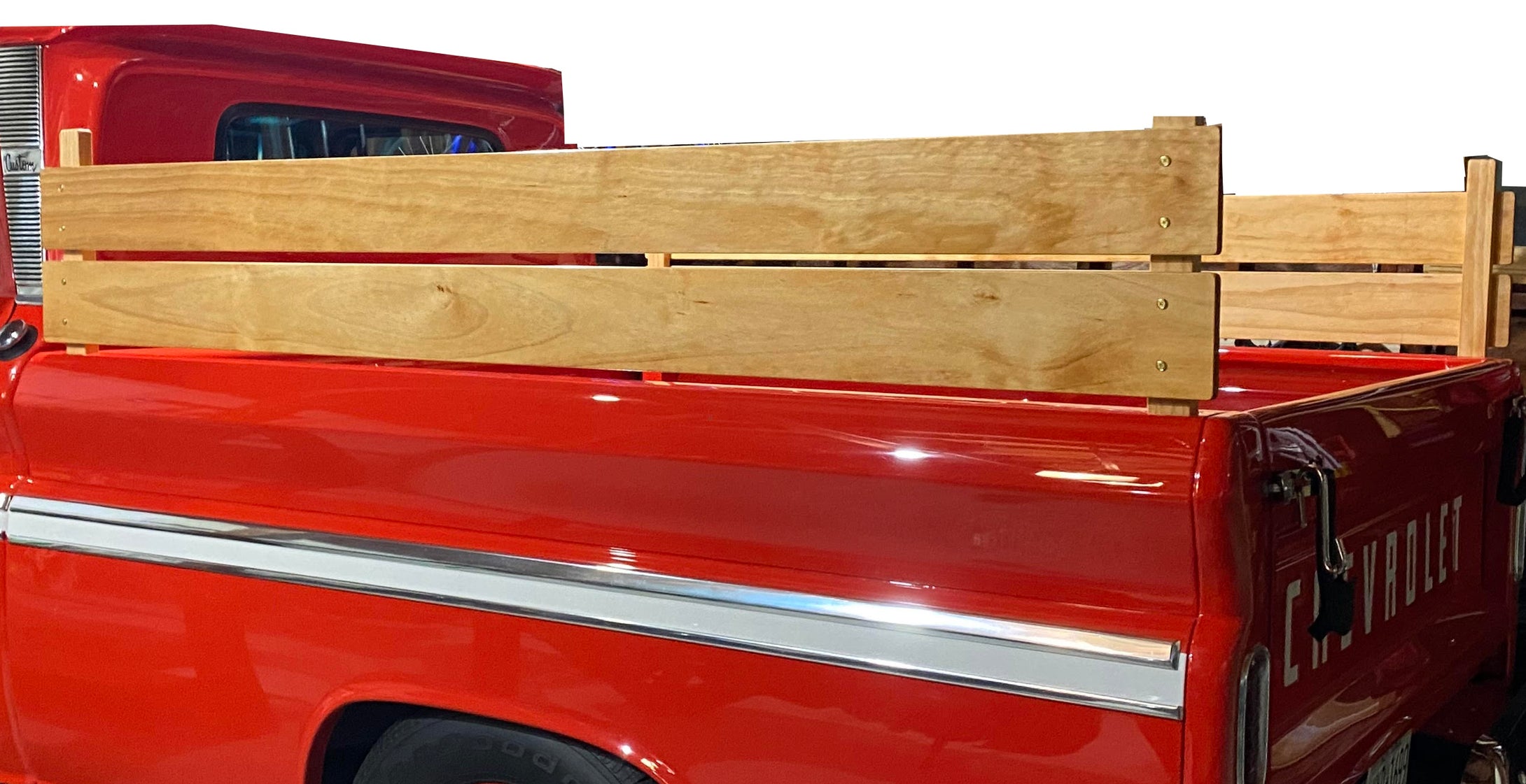 Pickup Truck Rustic Wood 2 Rail Rack Kit Custom Hand Made