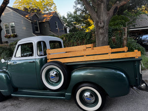 Pickup Truck Bed Rustic Wood 3 Staggered 4 or 6-inch Rails Rack Kit