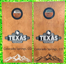 Load image into Gallery viewer, Custom Cornhole Set Painted with Your Logos + Colors