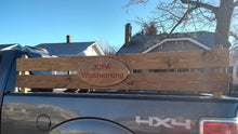 Load image into Gallery viewer, Pickup Truck Bed Custom Hand Made Rustic Wood Side Rails with Rear Cross Piece(s)
