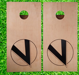 Custom Cornhole Set Painted with Your Colors and Logos