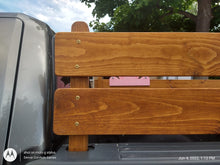 Load image into Gallery viewer, Pickup Truck Bed Rustic Wood Side Rails Custom Hand Made