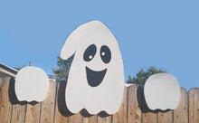 Load image into Gallery viewer, Jumbo Happy Ghost Fence Peeker Outdoor Yard Garden Party Playground Decoration