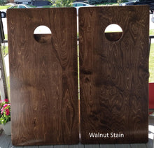 Load image into Gallery viewer, Baltic Birch Natural Wood Grain Finished Cornhole Board Set