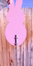 Load image into Gallery viewer, Wooden Pink Peeps Easter Bunny 18&quot; Yard Art Garden Playground Decoration