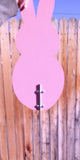 Easter Trio Peep Chick 17" Peep Pink Bunny 18" Chocolate Bunny 21" Yard Art Garden Playground Decoration
